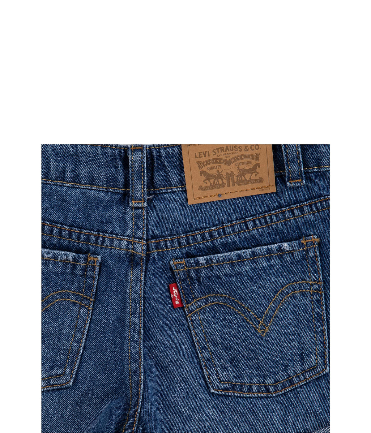 Image 4 of Girlfriend Fit Shorty Shorts (Little Kids)
