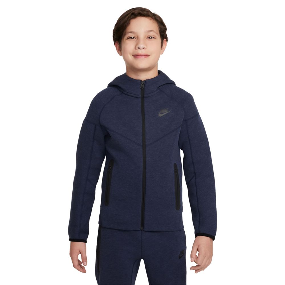 Tech Fleece Full Zip Hoodie (Big Kids)