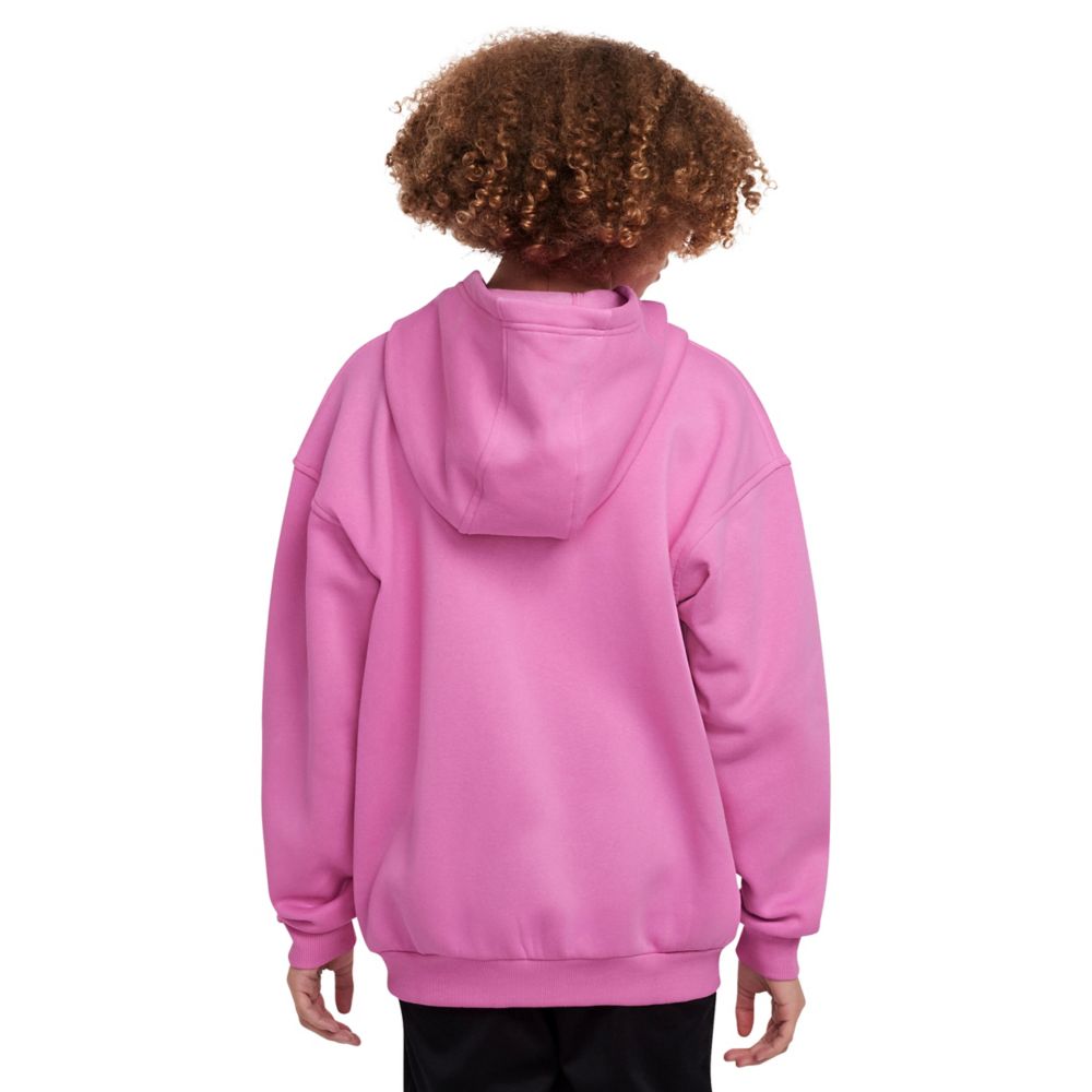 Club Fleece Oversized Full-Zip Hoodie (Big Kids)