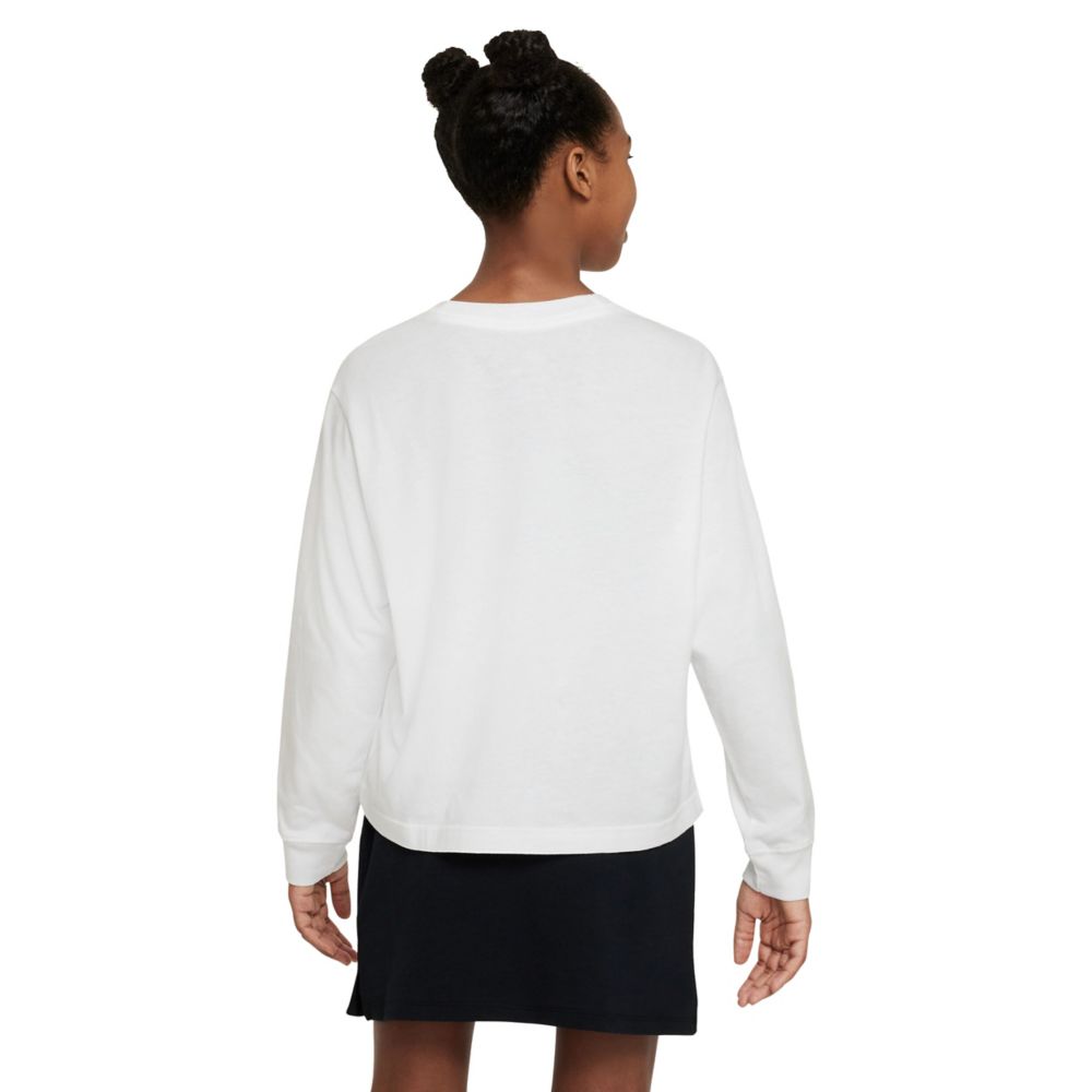 Essential Boxy Long Sleeve Tee (Big Kids)