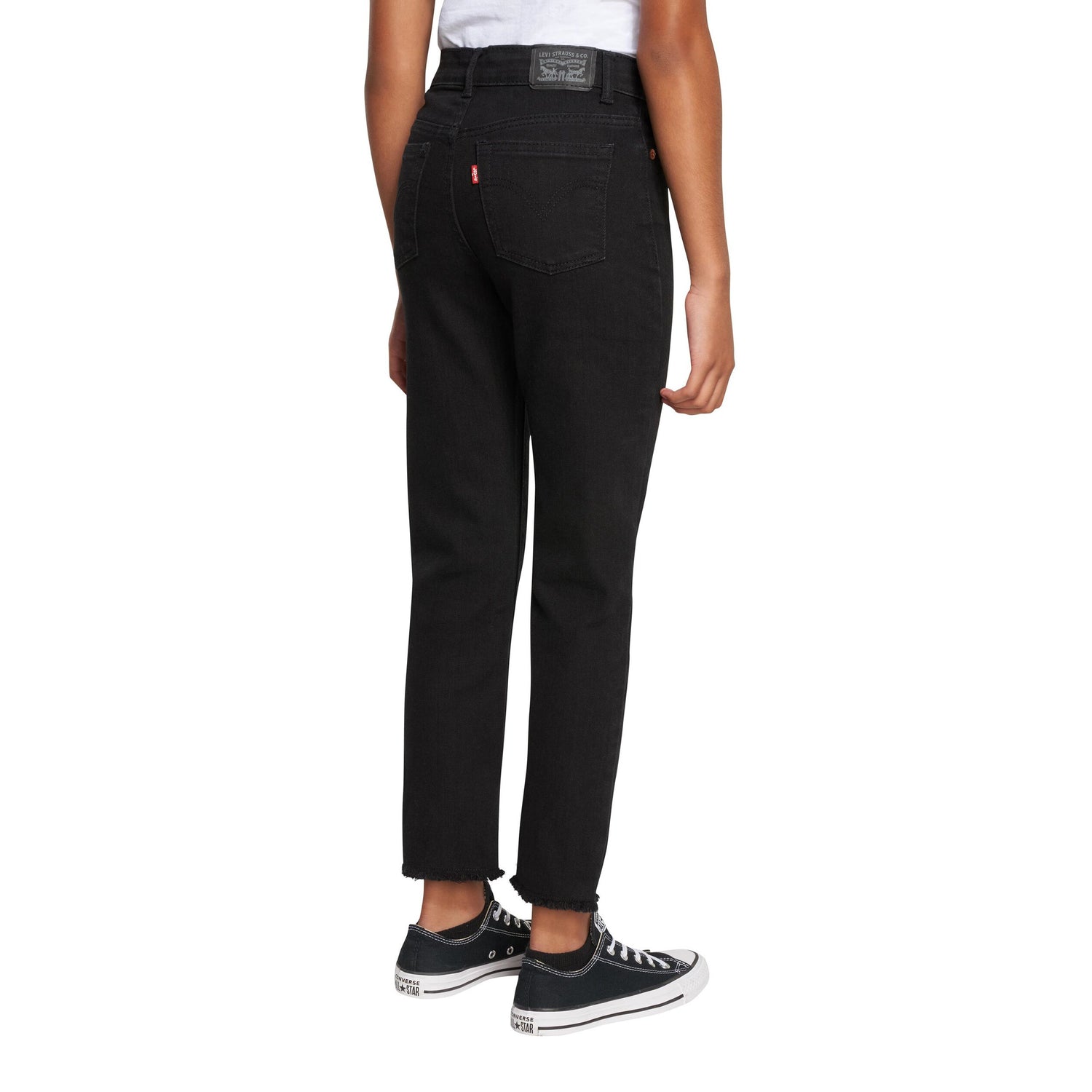 High Rise Ankle Straight Jean (Big Kids)