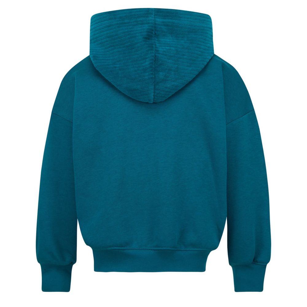 Soft Touch Mixed Fleece Hoodie (Little Kid)