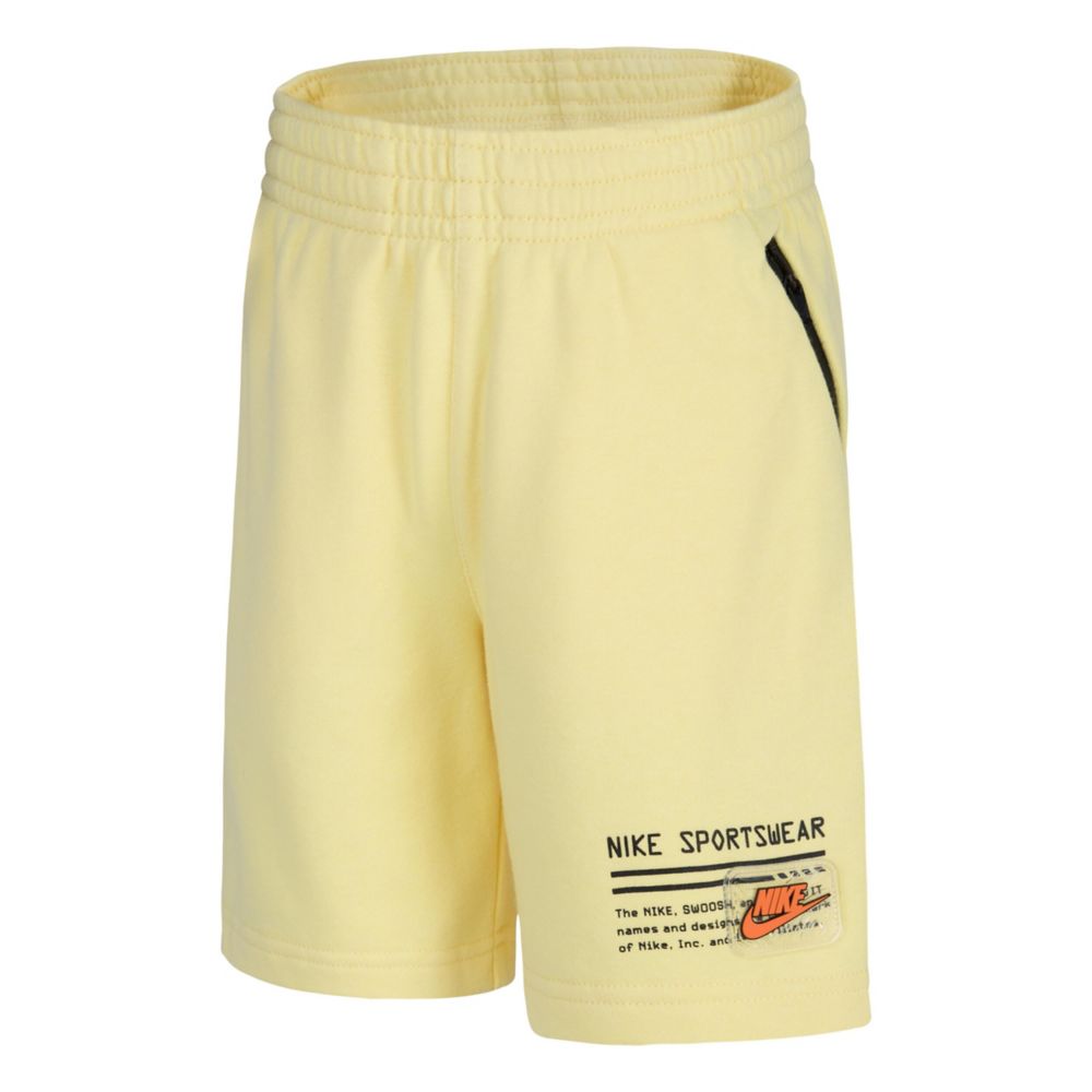 Sportswear Paint French Terry Shorts (Little Kid)