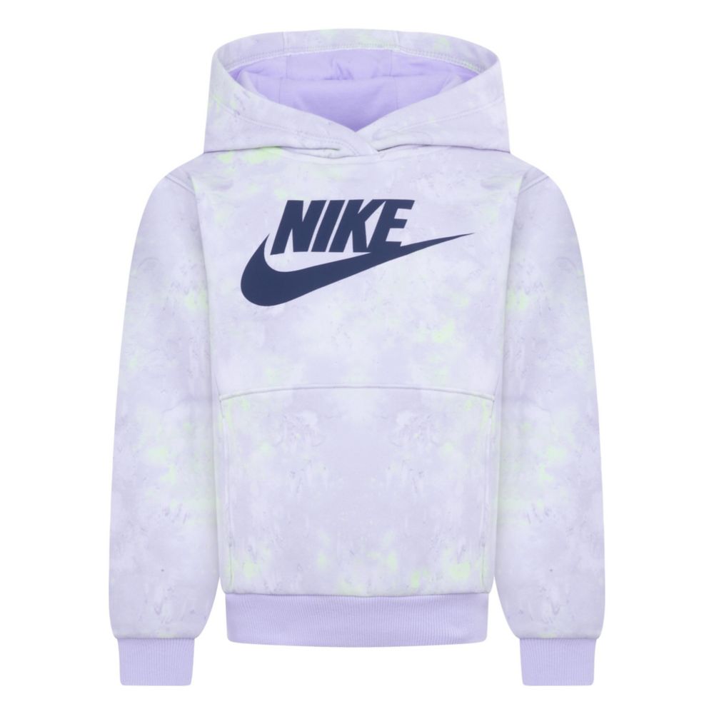 Club Fleece Printed Hoodie (Little Kid)
