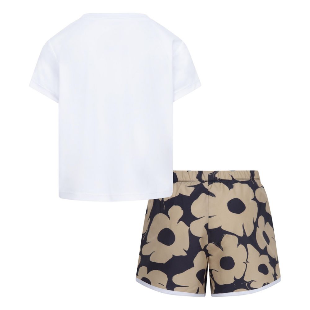 Floral Dri-Fit Sprinter Set (Little Kid)