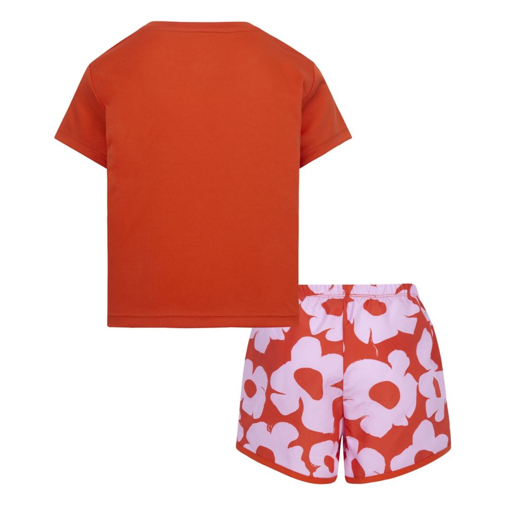 Drifit Floral Sprinter Short Set (Little Kid)