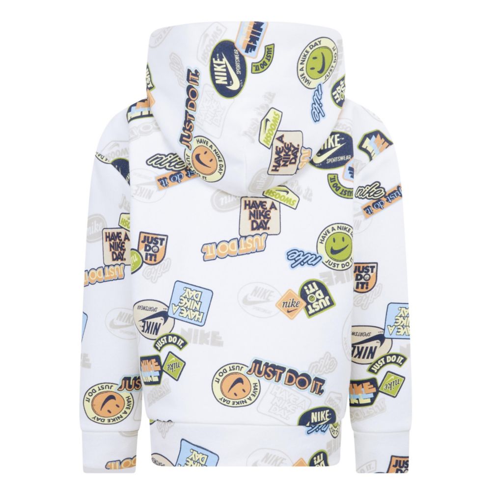 Sportswear Printed Pullover Hoodie (Little Kid)