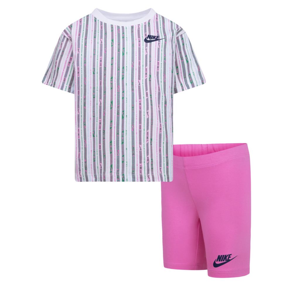Happy Camper Bike Short Set (Little Kid)