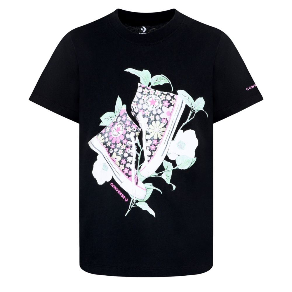 Floral Sneaker Tee (Big Kid)