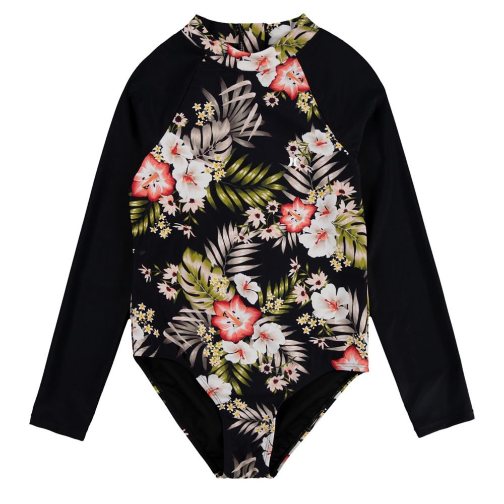 Carissa Moore Long Sleeve One Piece (Big Kid)