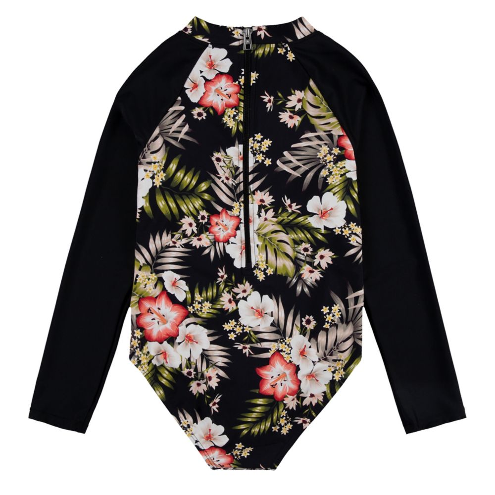 Carissa Moore Long Sleeve One Piece (Big Kid)