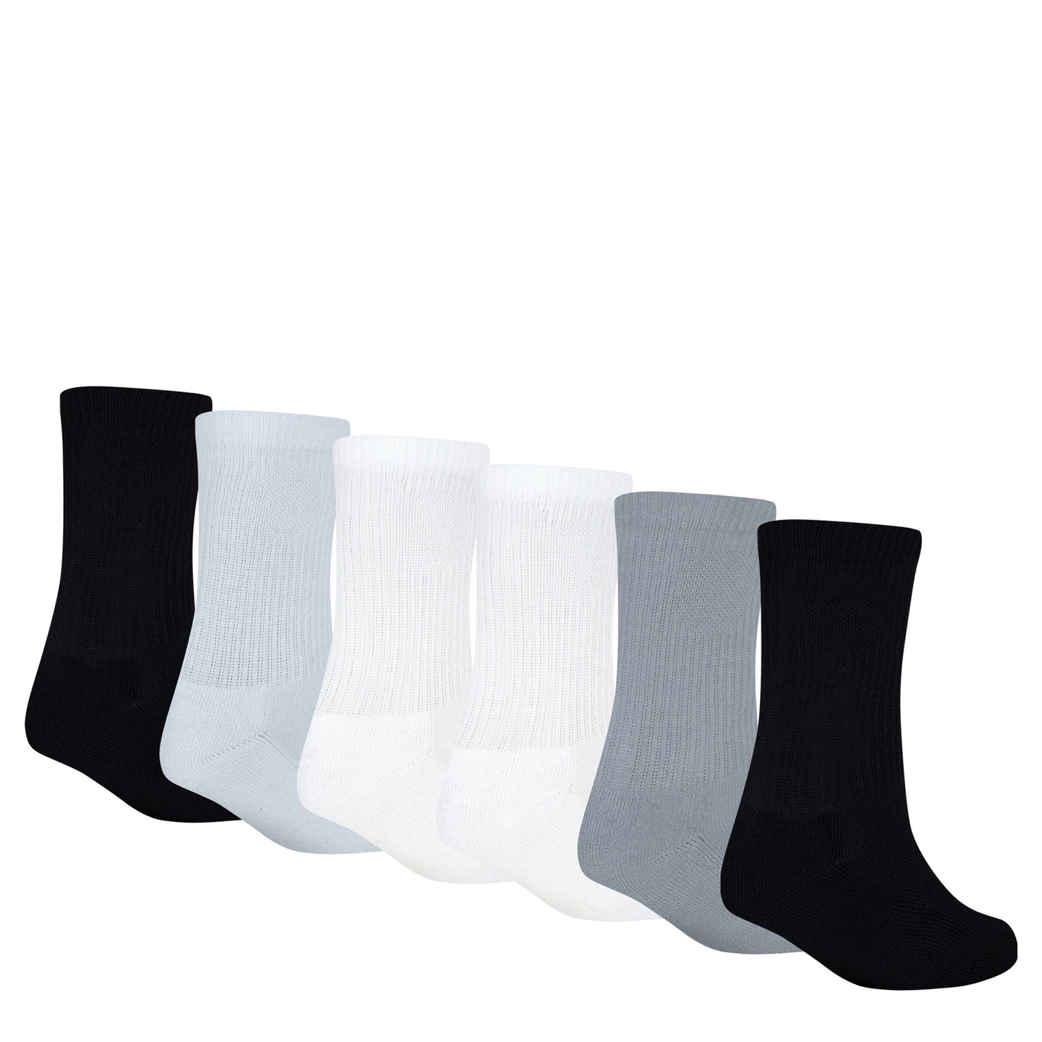 Everyday Essentials Crew 6 Pack Sock (Big Kid)