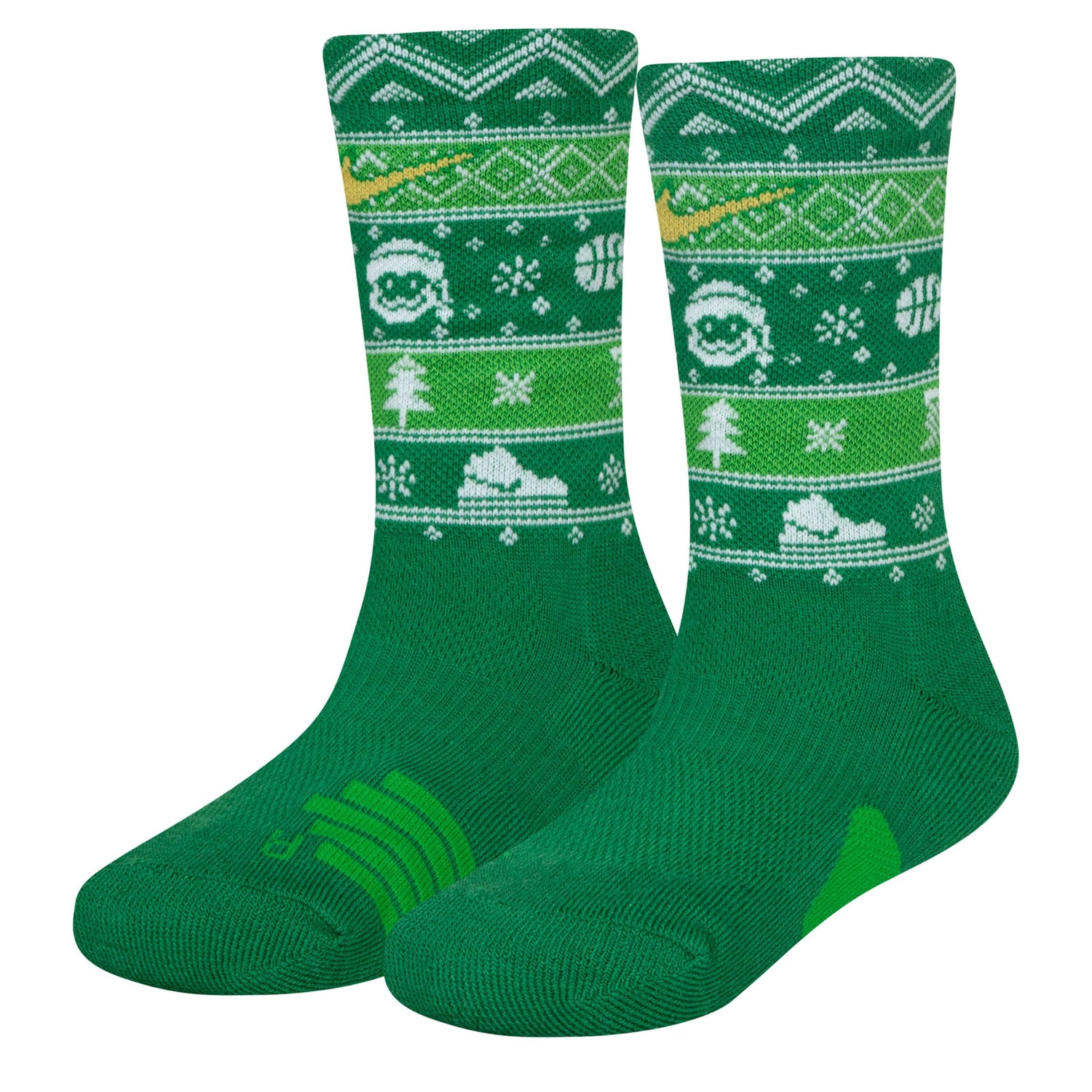 Holiday Elite Crew Sock (5-7)