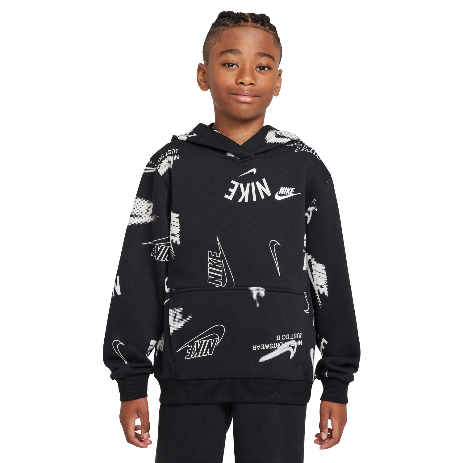 Sportswear Club French Terry Hoodie (Big Kid)