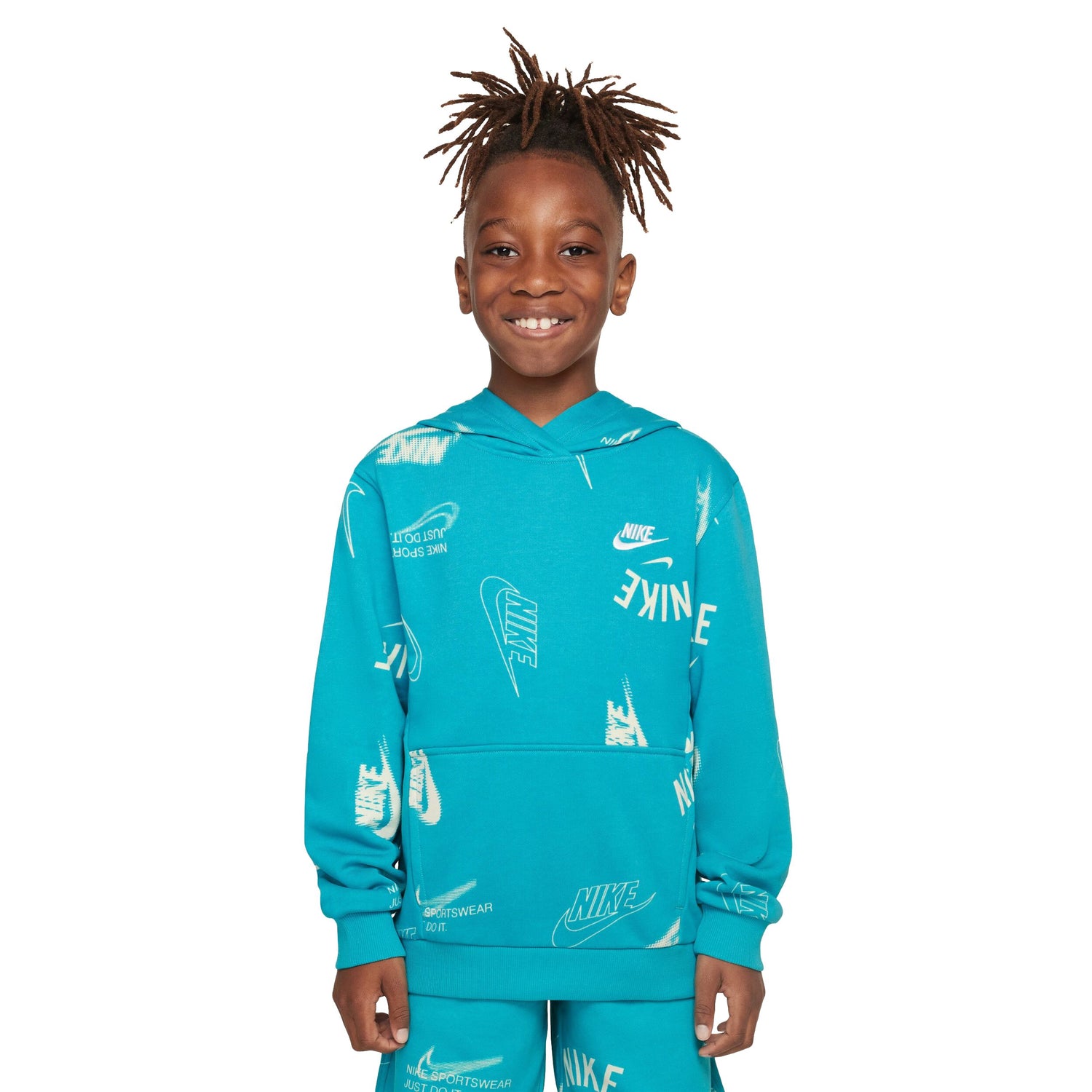 Sportswear Club French Terry Hoodie (Big Kid)