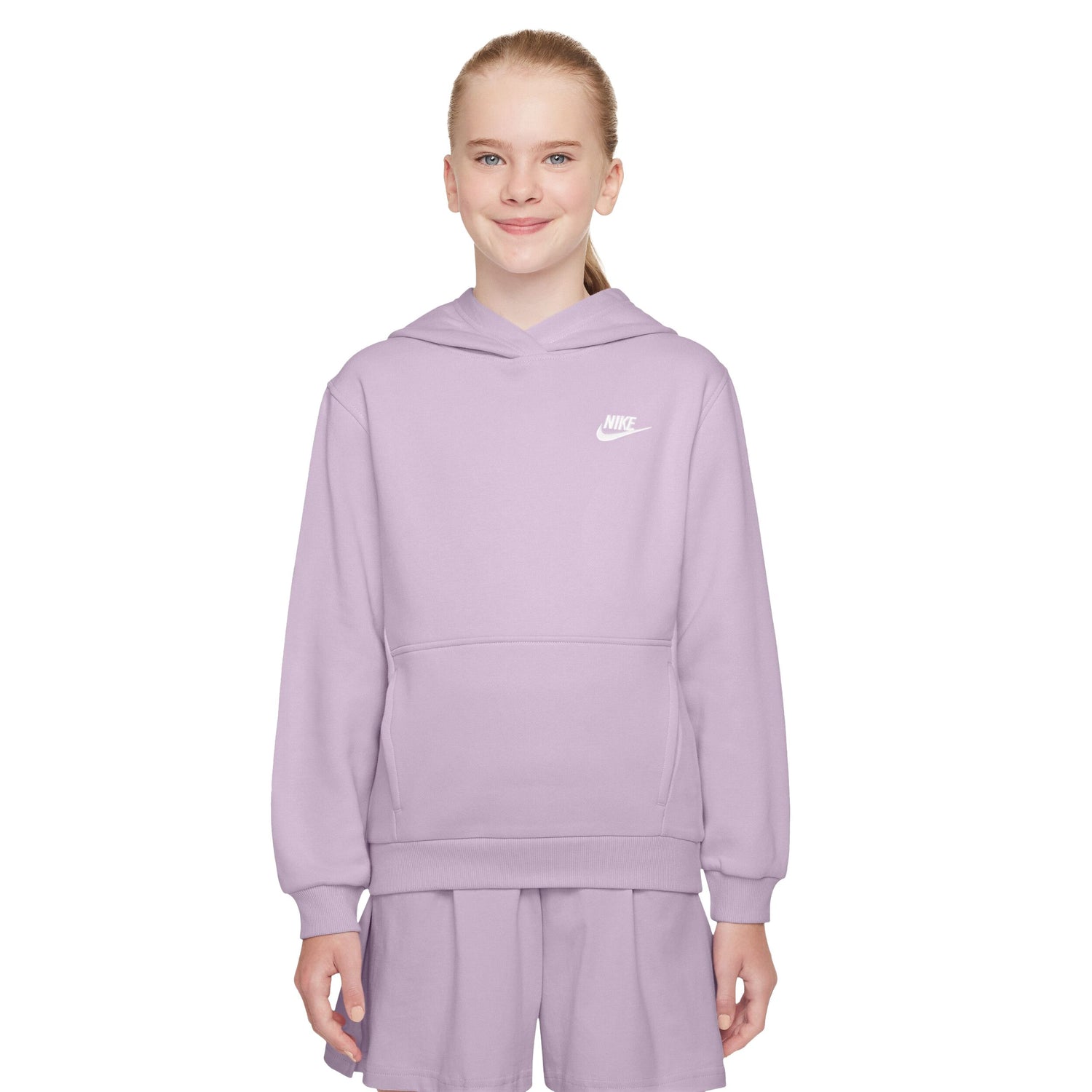 Sportswear Club Fleece Pullover Hoodie (Big Kid)